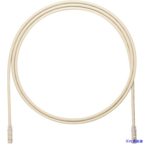 ■PANDUIT カテゴリ6A UTPパッチコード 24AWG単線 ケーブル径:Φ6.4mm 15m グレー UTP6AX15MGY UTP6AX15MGY(2494049)×10[送料別途お見積り][法人限定][掲外取寄]