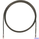 ■PANDUIT カテゴリ6A UTPパッチコード 24AWG単線 ケーブル径:Φ6.4mm 1m 黒 UTP6AX1MBL UTP6AX1MBL(249410...