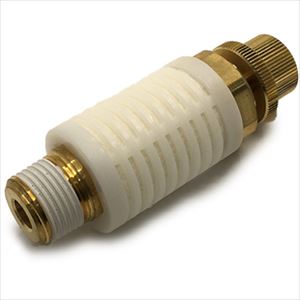 オレンジブック トラスコ中山　TRUSCOCKD サイレンサ付メタリングバルブ 〔品番:SMW15A〕[ 注番:2497180]特長●速度調整と排出されるエアーで発生する、排気騒音を減音する機器です。●スピードコントローラとサイレンサの機能があり、消音効果は20dB以上です。用途●方向切替弁の排気ポートからの排気エアの消音に。仕様●使用圧力(MPa)：0〜0.7●使用流体：圧縮空気●接続口径(インチ)：R1/2●流体温度(℃)：5〜60●耐圧力(MPa)：1.05●周囲温度(℃)：-10〜60仕様2●消音効果：20dB[A]以上●流量：2600L/min（有効断面積：39mm2）●参考適用シリンダチューブ内径(mm)：φ50〜φ100材質/仕上●本体：黄銅●エレメント：フェルトセット内容/付属品注意●流体温度・周囲温度：凍結なきこと。●エア質（露点）によっては、断熱膨張で凍結する恐れがありますのでご注意ください。●流量は、圧力0.5MPa時の大気圧換算値です。●最大流量時の消音効果をあらわします。原産国（名称）タイJANコード4547431033970本体質量170gオレンジブック トラスコ中山　TRUSCOCKD サイレンサ付メタリングバルブ 〔品番:SMW15A〕[注番:2497180][本体質量：170g]《包装時基本サイズ：160×30×113》〔包装時質量：190g〕分類》空圧用品》空圧・油圧機器》サイレンサ・エキゾーストクリーナ☆納期情報：メーカー取り寄品（弊社より発送）