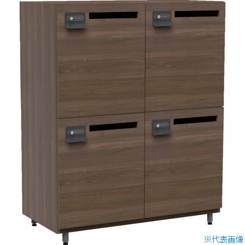 オレンジブック トラスコ中山　TRUSCOTRUSCO 木製パーソナルロッカー 2列2段 4人用 ウォールナット 〔品番:WPL12904WN〕[ 注番:2498755]特長●フリーアドレスオフィス等での使用におすすめの木製パーソナルロッカーです。●各扉ごとに書類用ポスト穴付です。用途●オフィスに。●ロッカールームに。仕様●間口(mm)：900●奥行(mm)：467●高さ(mm)：1123●色：ウォールナット●扉色：ウォールナット●鍵タイプ：ダイヤル錠●1マス有効内寸(mm)間口：415●1マス有効内寸(mm)奥行：357●1マス有効内寸(mm)高さ：494●付属品：各扉共通マスターキー　1個●タイプ：4人用仕様2●4人用●全扉共通マスターキー　1個付属材質/仕上●本体・台輪：プリント化粧繊維板●フロントパネル：樹脂化粧シート●脚：無垢セット内容/付属品●各扉共通マスターキー　1個注意●脚は商品到着後お客様で取付となります。●提供不可：ミルシート原産国（名称）日本JANコード4550414027750本体質量53kgオレンジブック トラスコ中山　TRUSCOTRUSCO 木製パーソナルロッカー 2列2段 4人用 ウォールナット 〔品番:WPL12904WN〕[注番:2498755][本体質量：53kg]《包装時基本サイズ：900×470×1130》〔包装時質量：53kg〕分類》オフィス・住設用品》オフィス家具》ロッカー☆納期情報：メーカー直送品（送料元払い）【法人限定＝会社名ご記入お願い致します。】 ※北海道・沖縄・離島は運賃別途商品も含む