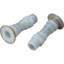 ■フロンケミカル フッ素樹脂(PFA)サニタリーヘルール×おねじジョイント1.5S(R3/4) NR2119006(2504639)
