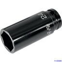 ■アストロプロダクツ AP Q−Fit 1/2DR インパクトディープソケット 24mm 2002000034052(2538058)[送料別途お見...