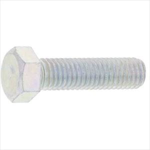 ■SUNCO 三価ホワイト 7)小型六角BT 全ねじ 馬場(BB) 8×55 (120本入) B00075V00080055003(2539906)[送料..