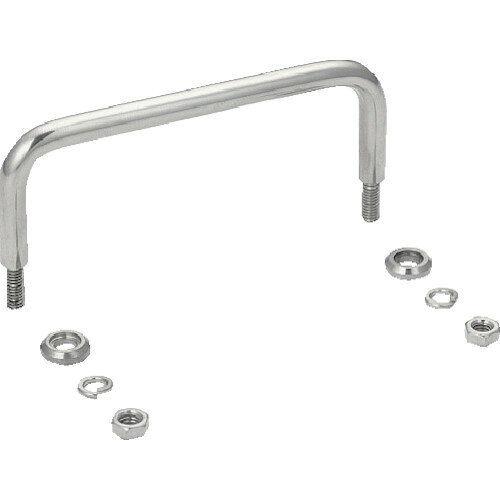 オレンジブック トラスコ中山　TRUSCOSUGATSUNE (100010552)H−42−B−14ステンレス鋼製ハンドル 〔品番:H42B14〕[ 注番:2540088]特長●H-42-C-2、H-42-C-4、H-42-C-15と同サイズのチタン合金製ハンドルH-42-CT型もあります。（H-42-C-3とはL・B寸法が若干異なります）●（H-42-C-2とはL・B寸法が若干異なります）用途●各種産業機器、キャビネット。仕様●全長(mm)：86●全高(mm)：30●径(mm)：6●ねじ寸法：M4●ねじ長さ(mm)：10●取付ピッチ(mm)：80●色：ステンレス●表面処理：鏡面研磨●高さ(mm)：30●全長L(mm)：86仕様2●ステンレス鋼（SUS304）材質/仕上●ステンレス（SUS304）セット内容/付属品●スプリングワッシャー・六角ナット・化粧座金 各2個付注意原産国（名称）中国JANコード4510932001014本体質量27gオレンジブック トラスコ中山　TRUSCOSUGATSUNE (100010552)H−42−B−14ステンレス鋼製ハンドル 〔品番:H42B14〕[注番:2540088][本体質量：27g]《包装時基本サイズ：90×45×10》〔包装時質量：32g〕分類》メカトロ部品》機械部品》取手☆納期情報：仕入れ先通常在庫品 (欠品の場合有り)