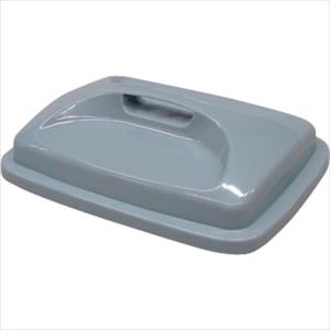 ■YAZAKI YAZAKI 角型容器 蓋 KL-45 ライトグレー KL45HUTALGR(2541365)[送料別途見積り][法人・事業所..