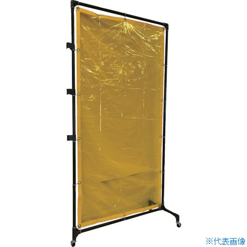 ■TRUSCO 溶接遮光フェンス 1020型接続 黄 YFBSY(2553023)[送料別途お見積り][法人限定]