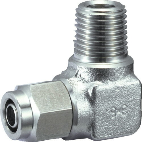 ■TRUSCO SUSメイルエルボ 適用チューブ径12X10 ねじR3/8 TS1203ML(2561174)