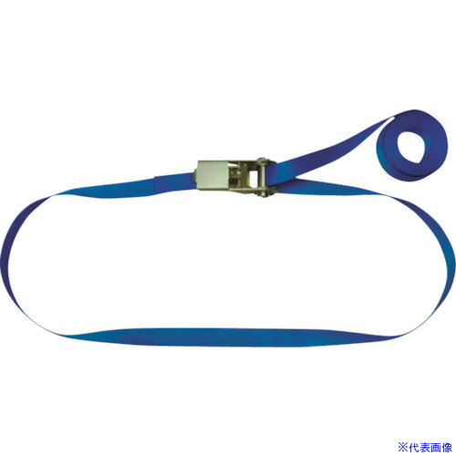 ■TESAC ラッシングベルト(ベルト荷締機)ラチェットバックル式エンドレスタイプ R05N030000A(2566015)[送料別途見積り][法人・事業所限定][外直送]