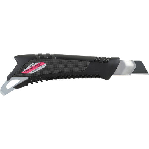 オレンジブック トラスコ中山　TRUSCOKDS ドラゴングリップツメ オート 鋭黒刃付 〔品番:L36ABK〕[ 注番:2567161]特長●オートロックです。●握り易さを追求したカッターです。●エラストマラバーとホールドグリップで握り手をしっかり固定します。●梱包・開梱・ペンキ缶のフタ空け等多用途に使えるツメ付きです。●ツメ部は安全ロープ取り付け可能です。●切味を極めた鋭黒刃付きです。用途●ダンボールの開梱、石膏ボードの切断などに。仕様●全長(mm)：180●刃厚(mm)：0.5●適合替刃：LB-10HT・LB-10H・LB-10BH・LB-50HT・LB-50H・LB-50BH●色：黒●タイプ：オートロック式仕様2材質/仕上●本体：ABS樹脂・ステンレス●刃：スチール●ツメ部：スチールセット内容/付属品注意原産国（名称）日本JANコード4954183172152本体質量82gオレンジブック トラスコ中山　TRUSCOKDS ドラゴングリップツメ オート 鋭黒刃付 〔品番:L36ABK〕[注番:2567161][本体質量：82g]《包装時基本サイズ：28×91×211》〔包装時質量：107g〕分類》手作業工具》ハサミ・カッター・鋸》カッターナイフ☆納期情報：仕入れ先通常在庫品 (欠品の場合有り)