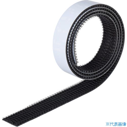 オレンジブック トラスコ中山　TRUSCO3M デュアルロックファスナー 400ステム 黒 25.4mmX1m 〔品番:SJ3541J25X1〕[ 注番:2567199]特長●表面に小さなキノコ状の突起（ステム）を有し、同一ステムを組み合わせることにより仮固定材料として使用できます。●ステム数が多いほど固定強度が強いです。用途●不定期に取り外しの必要があり、高い強度を要求される各種材料の仮固定に。●一般用(PPやPEにも対応) 。仕様●色：黒●幅(mm)：25.4●長さ(m)：1●厚さ(mm)：5.5●ステム数：400仕様2●のりつきタイプ●ライナー色：白材質/仕上●ポリオレフィン系樹脂●粘着剤：ポリエチレンフォームテープ（ゴム系粘着剤）セット内容/付属品注意●ステム数：25.4mm角あたりのステム数です。●400ステム製品が必ず必要です。400ステム製品と組み合わせて使用ください。原産国（名称）日本JANコード4589492601590本体質量60gオレンジブック トラスコ中山　TRUSCO3M デュアルロックファスナー 400ステム 黒 25.4mmX1m 〔品番:SJ3541J25X1〕[注番:2567199][本体質量：60g]《包装時基本サイズ：180×180×26》〔包装時質量：36g〕分類》梱包用品》梱包結束用品》結束バンド☆納期情報：仕入れ先通常在庫品 (欠品の場合有り)