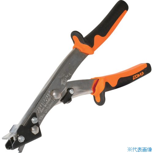 オレンジブック トラスコ中山　TRUSCOEDMA 板金ハサミ 平板用 SUPERCOUP NR1 〔品番:011055〕[ 注番:2568808]特長●平板用の板金ハサミです。●平板を反り返らせず切断できます。●ソフトなグリップは握りやすく快適に作業できます。仕様●切断能力(mm)鉄板：1.2●切断能力(mm)ステンレス板：0.6●全長(mm)：270●刃先：ストレート●切断能力(mm)アルミ板：2.0●切断能力(mm)プラスチック：2.0●刃幅(mm)：15●刃厚(mm)：2.7●適合替刃：101055●切断能力(mm)亜鉛メッキ鋼板：1.2仕様2材質/仕上●スチール(焼き戻し処理済)　刃：焼き入れ鋼セット内容/付属品注意原産国（名称）フランスJANコード3476060001108本体質量489gオレンジブック トラスコ中山　TRUSCOEDMA 板金ハサミ 平板用 SUPERCOUP NR1 〔品番:011055〕[注番:2568808][本体質量：489g]《包装時基本サイズ：270×80×25》〔包装時質量：489g〕分類》手作業工具》板金用工具》板金ハサミ☆納期情報：仕入れ先通常在庫品 (欠品の場合有り)