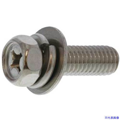 ■SUNCO 組込みねじ (+)小形アプセットP＝3(鉄(または標準)・三価ブラック) M8×16(300本入) 100001K3008..