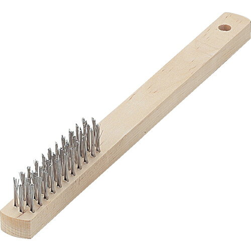 ■TRUSCO 木柄3行ブラシ ステンレス線 TB5031(2589281)