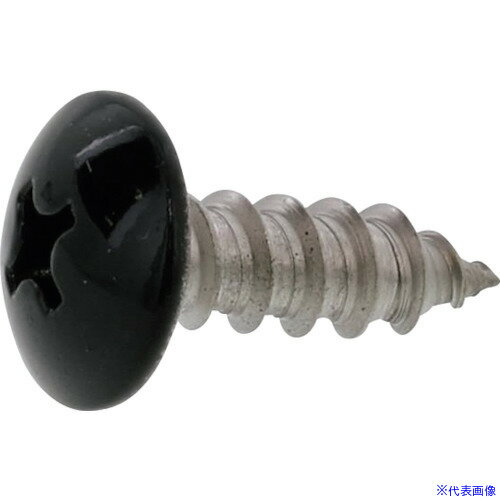 ■SUNCO 頭部ブラック ステン(+)Aトラス 4×12 (1000本入) 2002000300400120B0(2591518)[送料別途お見積り][法人限定][掲外取寄]