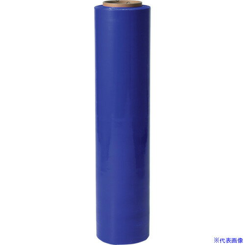 ■FKK オーキッドカラーストレッチフィルム 青 20μ 500mm×300m OSFBLUE(2594845)×6
