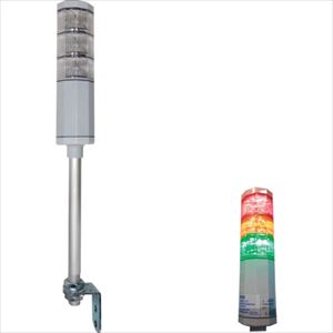 ■NIKKI 積層式アラームライト NLA50シリーズ 3段 NLA50DC3B2DSZRYG(2607075)[送料別途お見積り][法人限..