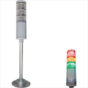 ■NIKKI 積層式アラームライト NLA50シリーズ 1段 NLA50DC1B4DZR(2607087)[送料別途お見積り][法人限定]..