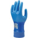 ■SHOWA ポリウレタン手袋 No.283ジャージテムレス ブルー Sサイズ NO283RS(2607547)(4)