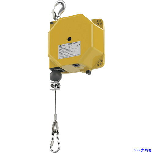 オレンジブック トラスコ中山　TRUSCOENDO リトラクター ERM−8S 〔品番:ERM8S〕[ 注番:2607746]特長●ワイヤを繰り出すほど張力が強くなるバランサーです。●ストローク上でバランスする箇所は1か所ですが、長くストロークを取ることができ、使用後は手を離すと原点まで巻き取られます。●またラチェット機能でストロークの途中でストッパをかけられます。用途●各種工具類の懸垂に。仕様●容量(kg)：6.0-8.0●ストローク(m)：2.5●ロープ径(mm)：2.5●全長(mm)：392●巻き取り時の張力(kg)：5.5落下防止装置仕様2●落下防止装置付●ワイヤ長さ2.5m材質/仕上●本体：アルミダイキャスト●ワイヤロープ：炭素鋼セット内容/付属品注意原産国（名称）日本JANコード4560119621429本体質量2kgオレンジブック トラスコ中山　TRUSCOENDO リトラクター ERM−8S 〔品番:ERM8S〕[注番:2607746][本体質量：2kg]《包装時基本サイズ：145×285×75》〔包装時質量：2kg〕分類》電動・油圧・空圧工具》電動工具》ツールバランサー☆納期情報：仕入れ先通常在庫品 (欠品の場合有り)