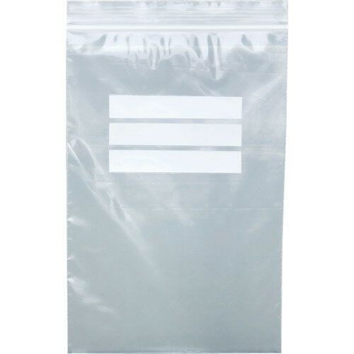 ■TRUSCO チャック付ポリ袋(白枠付) 0.04mm厚 340x240mm 100枚入 TCBWJ4ATM(2610445)