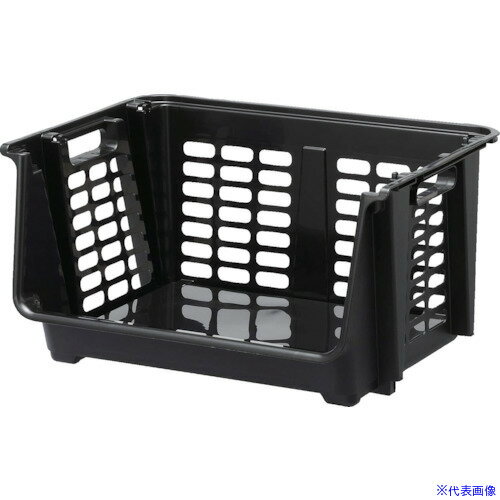 ■SANKA 積み重ねケース ナチュラ ストックス ブラック NST23BK(2613105)