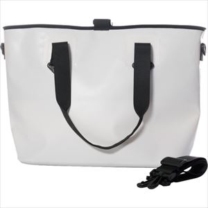 ■Owltech 防水トートバッグ 25リットルサイズ ホワイト OWLWPBAG04WH(2613604)[送料別途お見積り][法人限定][掲外取寄]