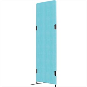 オレンジブック トラスコ中山　TRUSCOTOKIO フリージョイントパネル 横幅600mm×奥行き22mm×高さ1800mm ライトブルー(レザー・片足付き) 〔品番:PT20L1860LA0113LEG1〕[ 注番:2613913]特長...