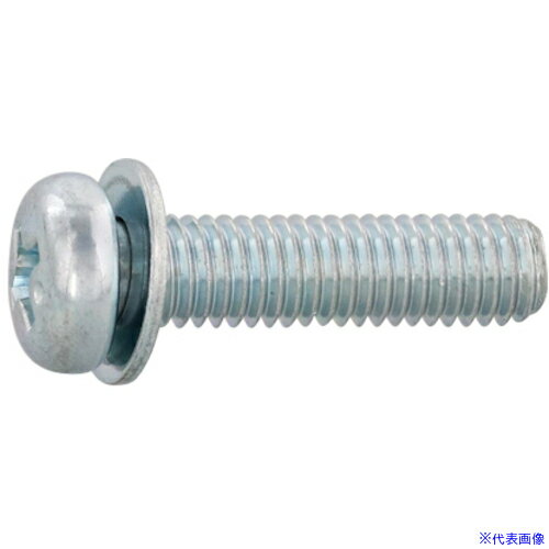 ■SUNCO 組込みねじ (+)ナベPK＝1(鉄(または標準)・三価ホワイト) M4×20(800本入) 100000070040020003(2..