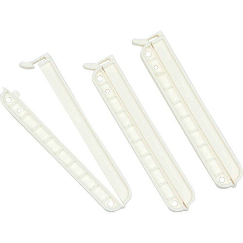 ■TRUSCO 袋留めクリップ(留め幅110mm・厚手袋用) TWC110SWH3P(2630988)