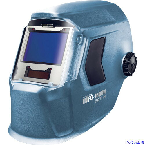 ■マイト 遮光面 (ヘルメットタイプ) INFO1600WH(2636378)[送料別途お見積り][法人...