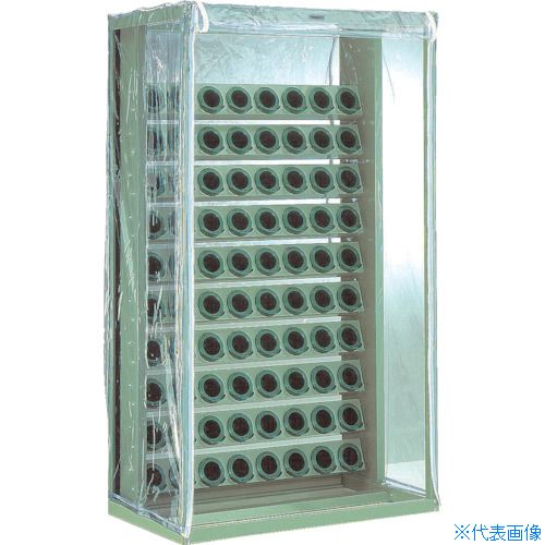 Rakuten - ■TRUSCO ツーリングラック 帯電防止カバー付 BT・NT40用 100個収納 VTL1010B(2661446)[法人限定][直送元]