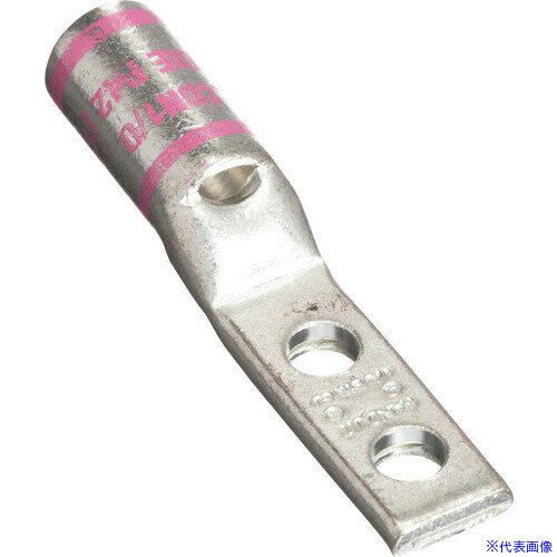 ■PANDUIT 銅製圧縮端子 2穴 幅細取付板 電線サイズ AWG 1/0 取付穴サイズ 6.4mm 取付穴間隔 16mm LCDN1..