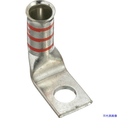 ■PANDUIT 銅製圧縮端子 1穴 漏斗状電線挿入口 電線サイズ AWG2/0 取付穴サイズ 135mm バレル角度 90度 ..