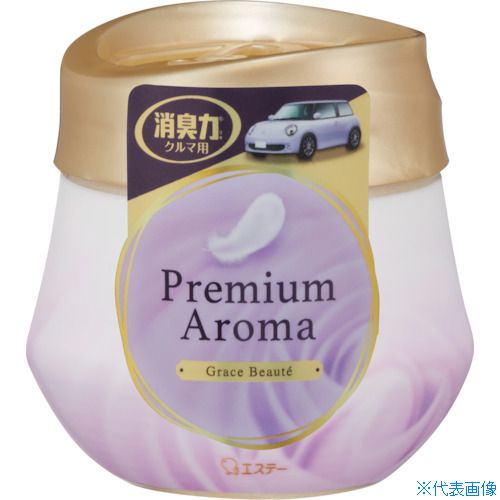 ■エステー クルマの消臭力 Premium Aroma ゲルタイプ グレイスボーテ ST12956(2676845)