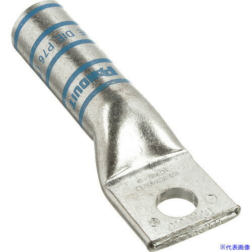 ■PANDUIT 銅製圧縮端子 1穴 電線サイズ AWG6 取付穴サイズ 104mm LCB6−38−L LCB638L(2677992)[送料別途..