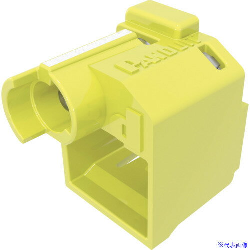 ■PANDUIT パッチコードロック(LANケーブルロック) 黄 10個入り 専用工具1個付き PSL-DCPLRE-YL PSLDCPLREYL(2679575)×20[送料別途お見積り][法人限定][掲外取寄]