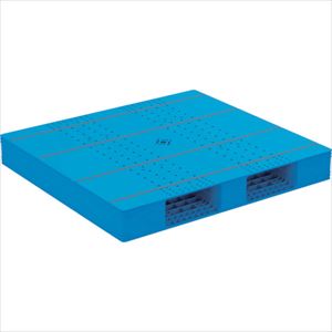 ■サンコー プラスチックパレット 840148 LX-1112R2 84014801BL503(2681246)[送料別途お見積り][法人限定][外直送]