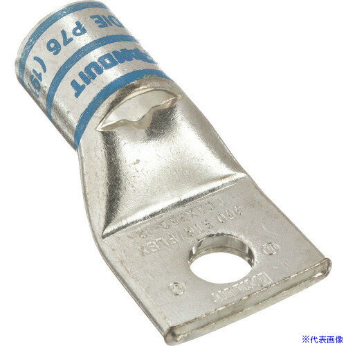 ■PANDUIT 銅製圧縮端子 1穴 電線サイズ AWG6 取付穴サイズ 104mm LCAX6−38−L LCAX638L(2689028)[送料別..