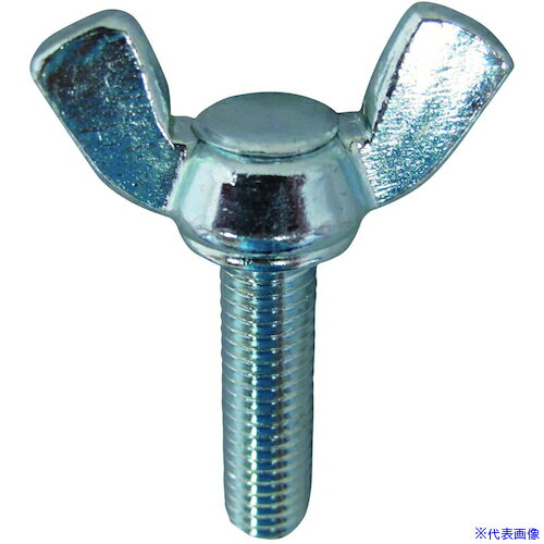 ■DAIDOHANT ユニクロ蝶ボルト M8×30 10本入 10165020(2706768)[送料別途お見積り][法人限定][掲外取寄]