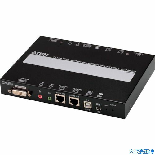 ■ATEN KVMoverIP1ポートDVI対応コンソールステーション対応 CN9600(2723303)[法人・事業所限定][直送元]