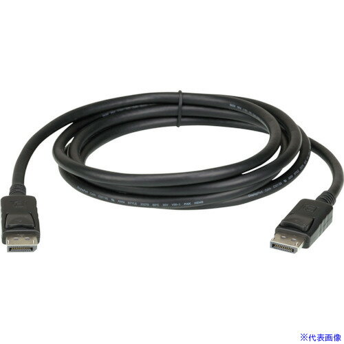 ■ATEN　4．6mDisplayPortrev．1．2Cable 2L7D04DP(2723319)[送料別途見積り][法人・事業所限定][掲外取..