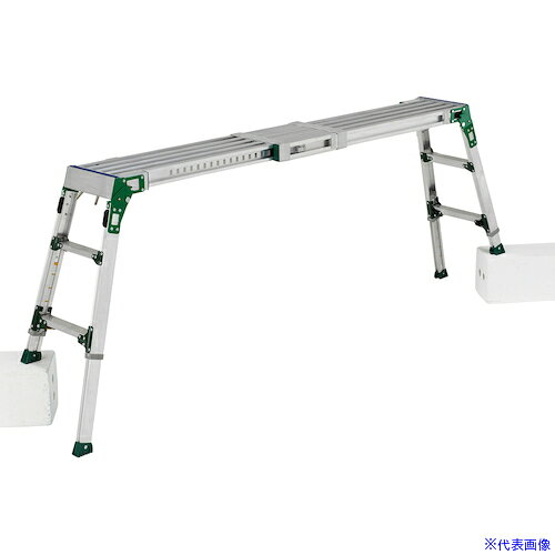 ■タスコ 伸縮天板・伸縮脚付足場台 TA841EA2(2750800)[法人限定][外直送元]