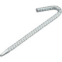 ■TRUSCO ユニクロ異形ロープ止めJ型10×300mm TRJY1030I(2753618)