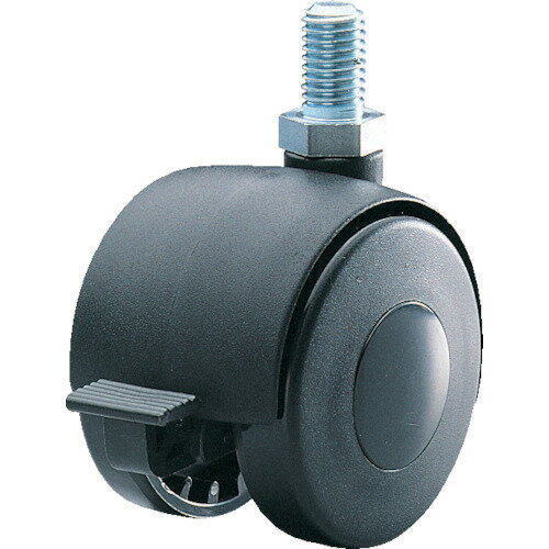 ■ユーエイ ねじ込み式 自在 双輪キャスター ナイロン 車輪径60mm ストッパー付き OTHERS P型 ネジ寸法M12×22ピッチ1.75 P60TS(2779102)