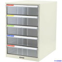 ■TRUSCO B4型レターケース 深型5段 TB4M5P(2782448)