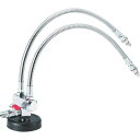 ■TRUSCO マグネットクーラント 2軸用セット ノズル400mm TMC2R400(2787148)
