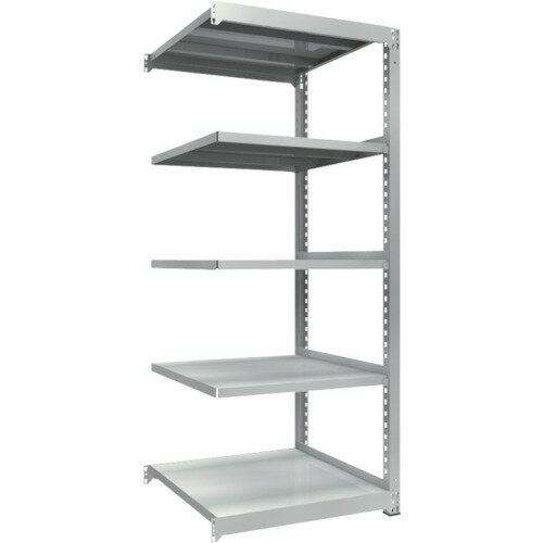 ■TRUSCO 耐食性スチール棚 TZM3型中量棚 900X921XH2100 5段 連結 TZM37395B(2832631)[法人限定][直送元]