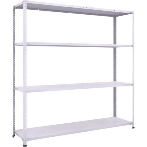 ■TRUSCO 軽量150型中棚ボルトレス棚 W1800XD450XH1800 4段 TLA66S14(2832828)[法人限定][直送元]