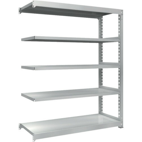 ■TRUSCO 耐食性スチール棚 TZM3型中量棚 1500X571XH1800 5段 連結 TZM36565B(2837307)[法人限定][直送元]