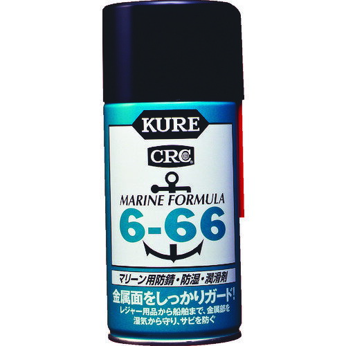 オレンジブック トラスコ中山　TRUSCOKURE マリーン用防錆・防湿・潤滑剤 6-66 315ml 〔品番:NO1054〕[ 注番:2901480]特長●船舶をベストコンディションに保つ、マリーン用の防錆・防湿・潤滑剤です。●水置換性に優れ、金属表面に付着した水分や湿気を強力に除去します。●あらゆる船舶の電子・電気部品、船体の金属パーツに、防錆・防湿・潤滑性能を発揮します。用途●船舶の電気・電子装置、金属パーツの防錆・防湿・潤滑・保護。仕様●色：青緑●容量(ml)：315仕様2●使用温度範囲：-20〜70℃●オイルタイプ材質/仕上●主成分:鉱物油、防錆剤、石油系溶剤セット内容/付属品注意原産国（名称）日本JANコード4972444010548本体質量330gオレンジブック トラスコ中山　TRUSCOKURE マリーン用防錆・防湿・潤滑剤 6-66 315ml 〔品番:NO1054〕[注番:2901480][本体質量：330g]《包装時基本サイズ：65×65×160》〔包装時質量：330g〕分類》化学製品》化学製品》潤滑剤☆納期情報：仕入れ先通常在庫品 (欠品の場合有り)